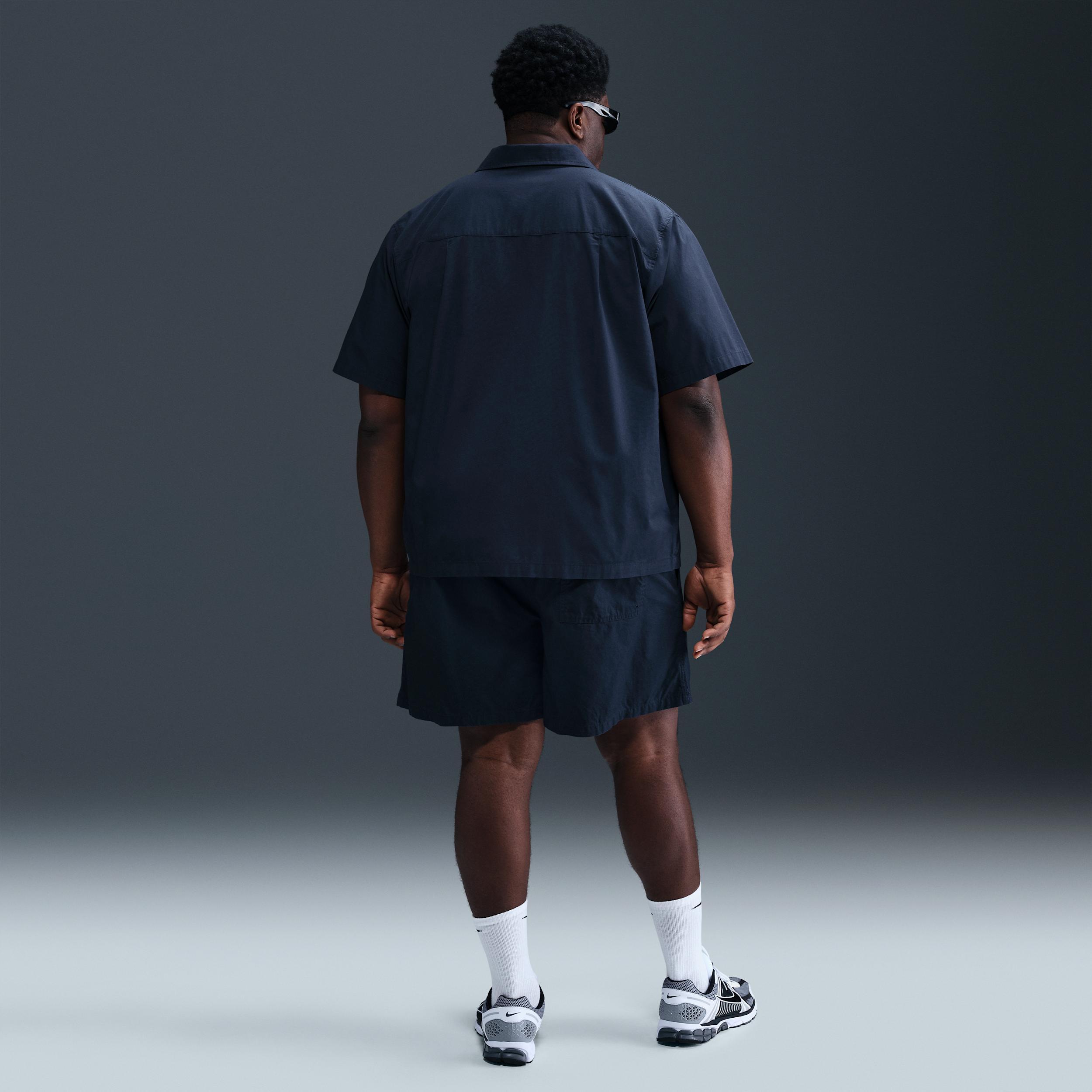 Nike Men's Club Short-Sleeve Button-Down Shirt Product Image