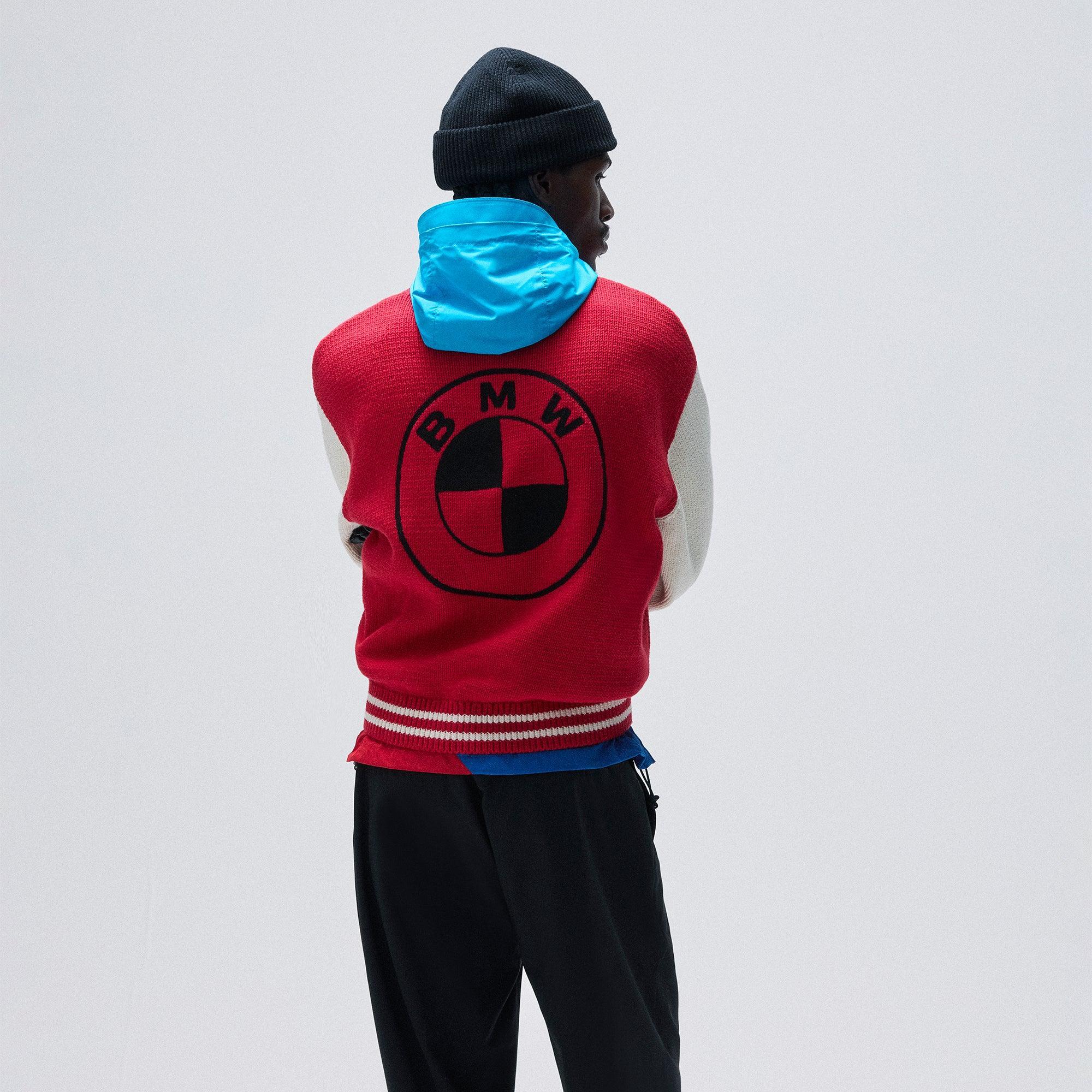 Kith for BMW Wyona Full Zip Sweater - Cinnabar Male Product Image
