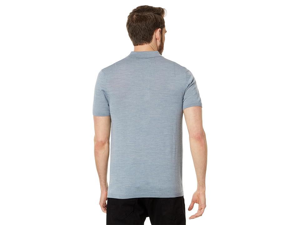 AllSaints Mode Merino Short Sleeve Polo Men's T Shirt Product Image