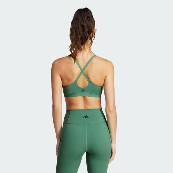 adidas All Me Light Support Bra Core Black XL A-B Womens Product Image