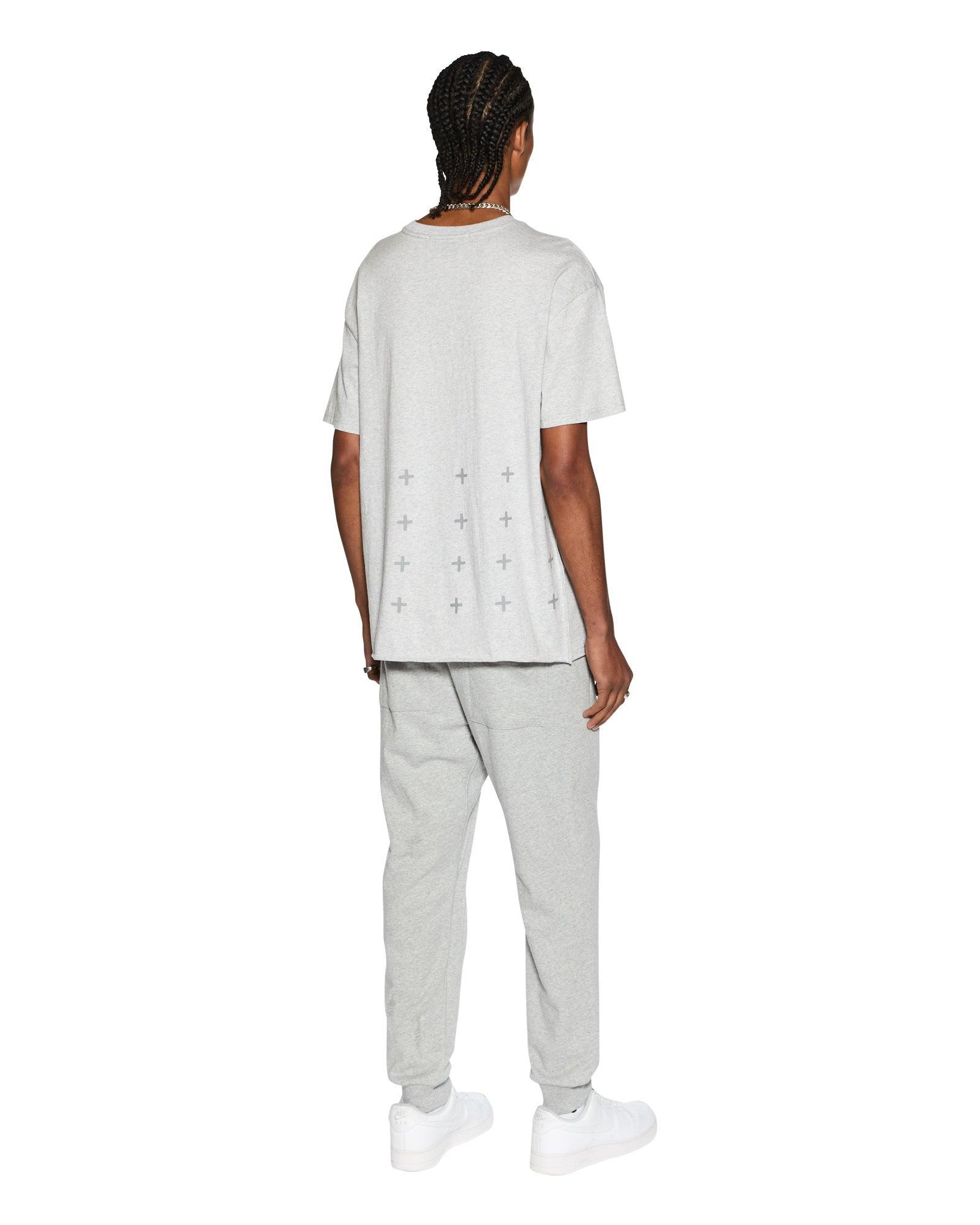 4 X 4 BIGGIE SS TEE GREY MARLE Male Product Image