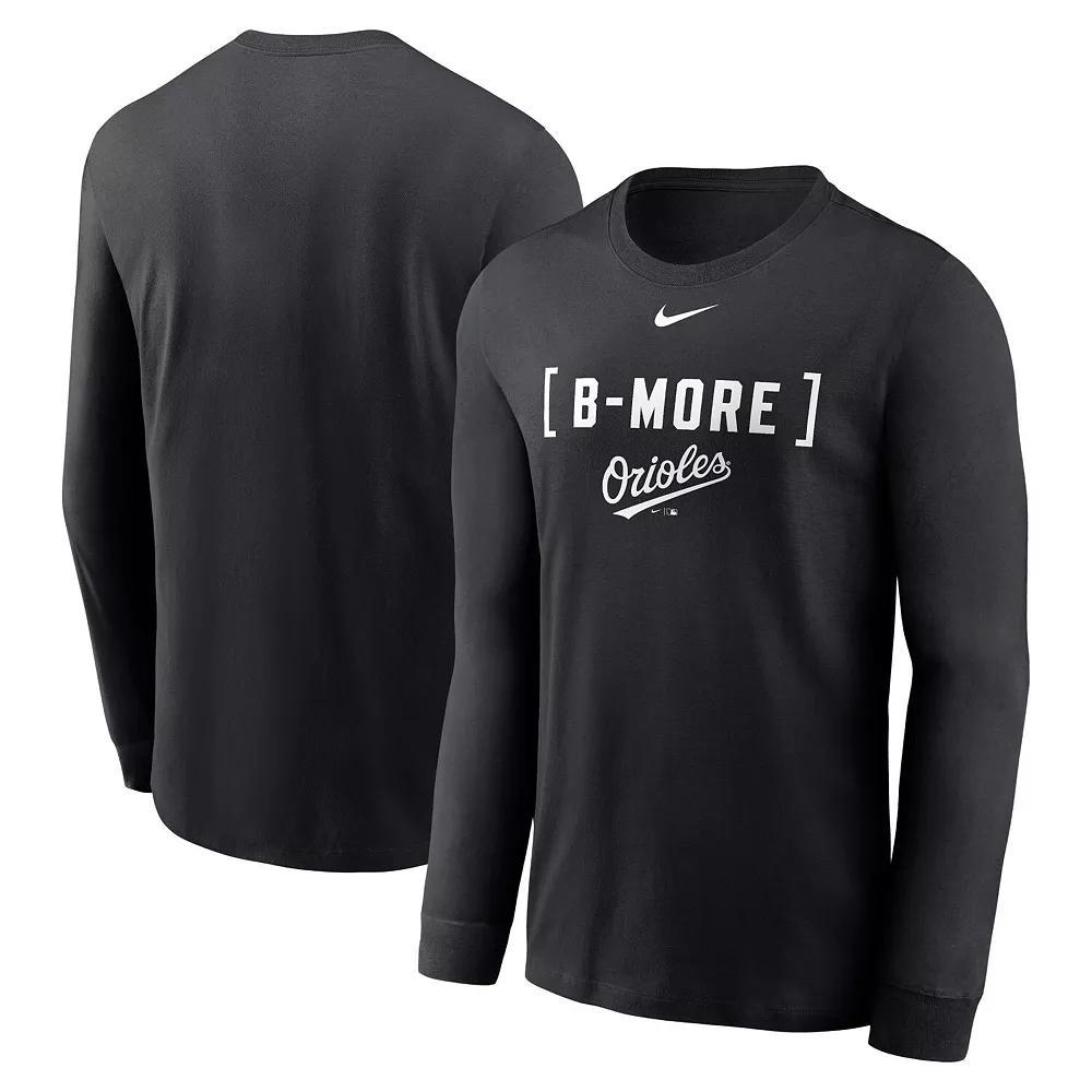 Men's Nike Black Seattle Mariners Local Nickname Long Sleeve T-Shirt, Size: Large Product Image