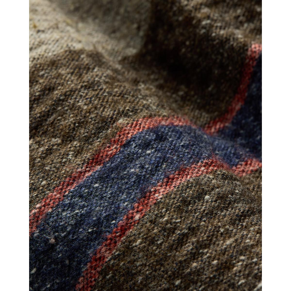 Striped Double Cloth Workshirt Brown Multi Product Image