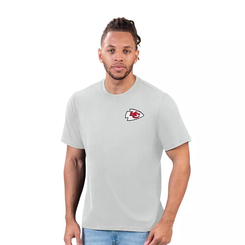 Men's Margaritaville Gray Kansas City Chiefs Flip Flop T-Shirt, Size: XL, Grey Product Image