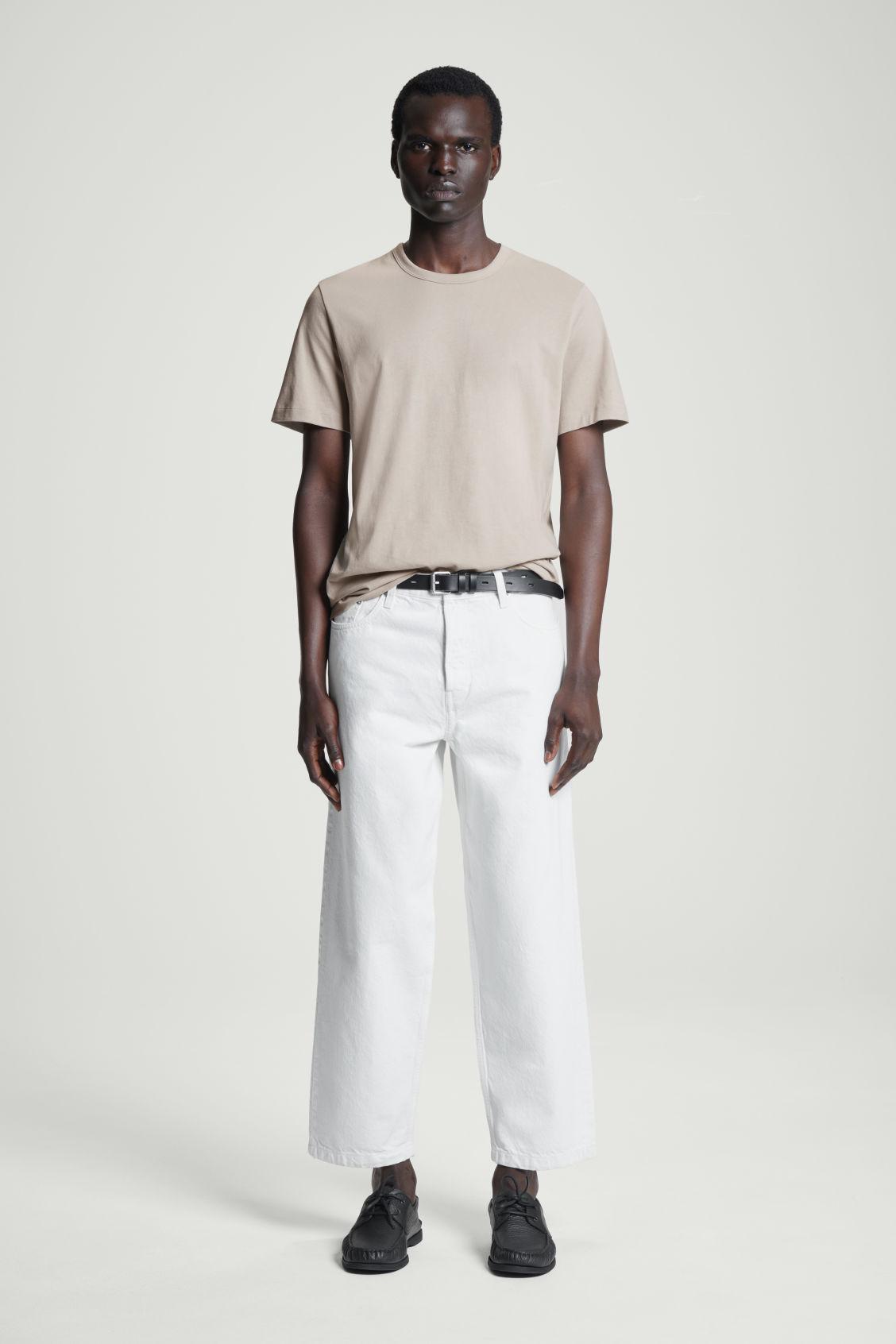 REGULAR LIGHTWEIGHT BRUSHED-COTTON T-SHIRT Product Image