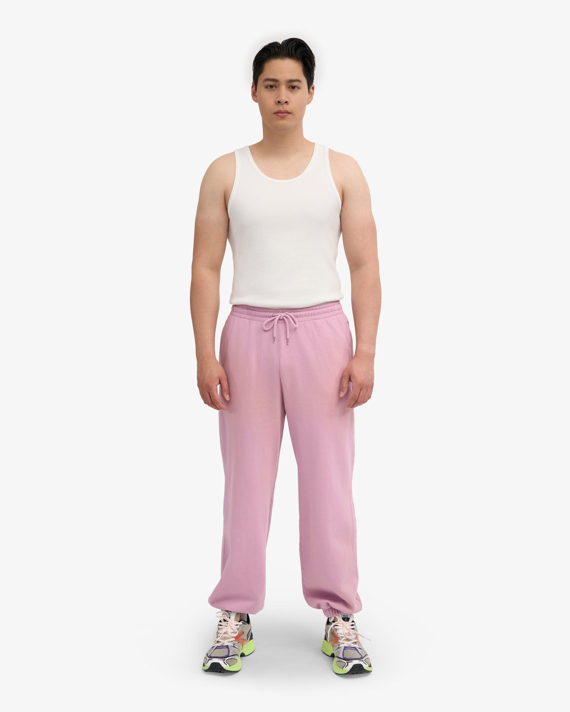 Organic Relaxed Sweatpants - Cherry Blossom Product Image