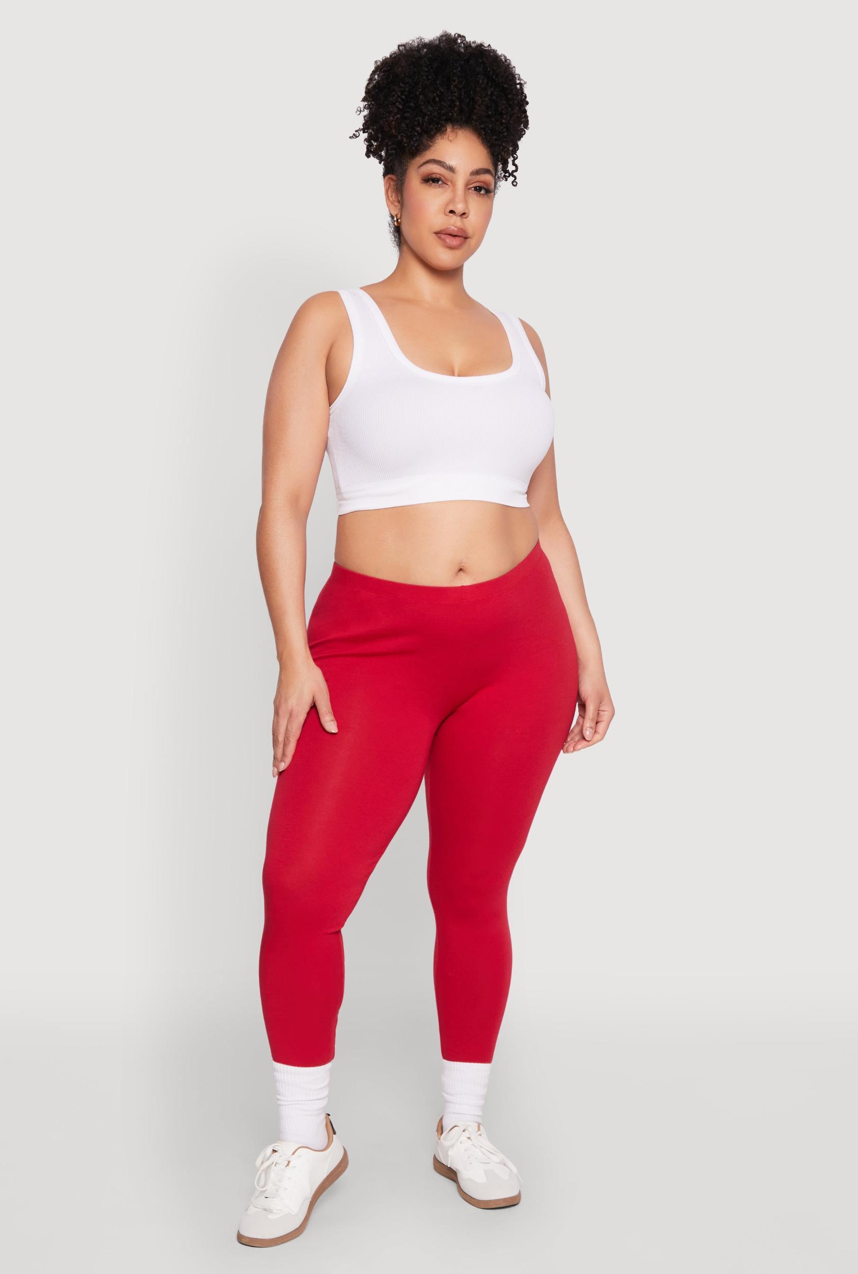 Womens Plus Size High Waisted Leggings Product Image