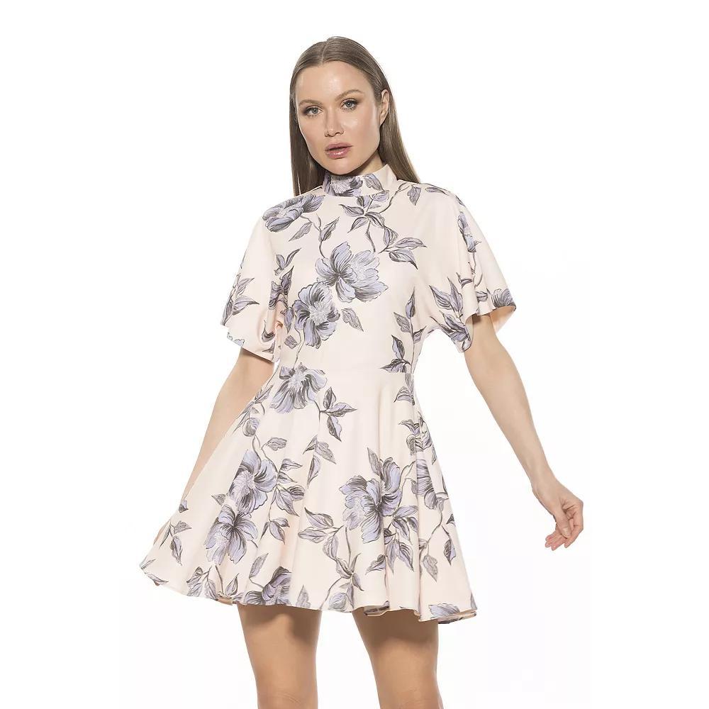 Women's ALEXIA ADMOR Dolman Fit & Flare Mini Dress, Size: XS, Red Product Image