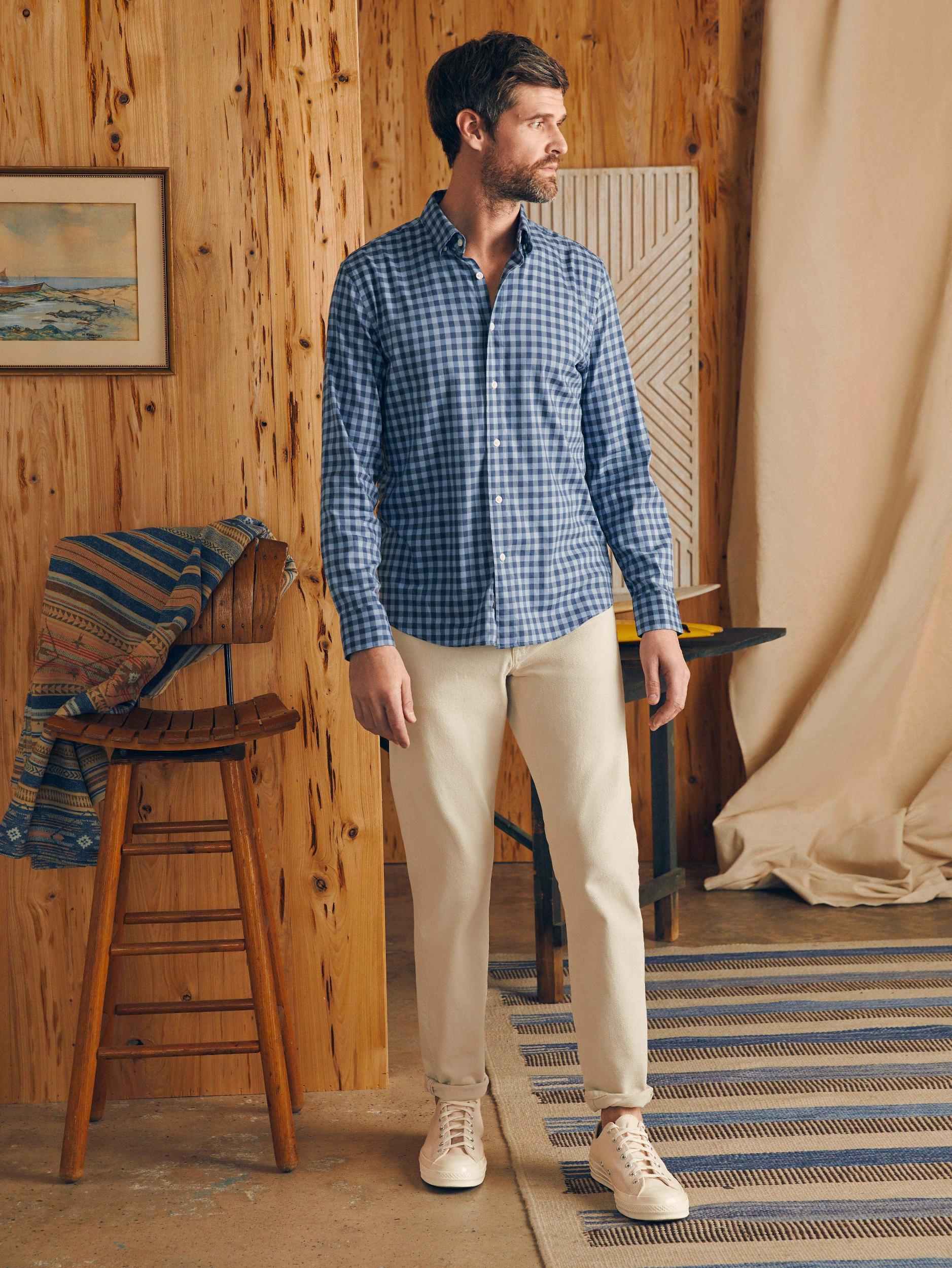 Movement™ Shirt - Navy Skies Check Male Product Image