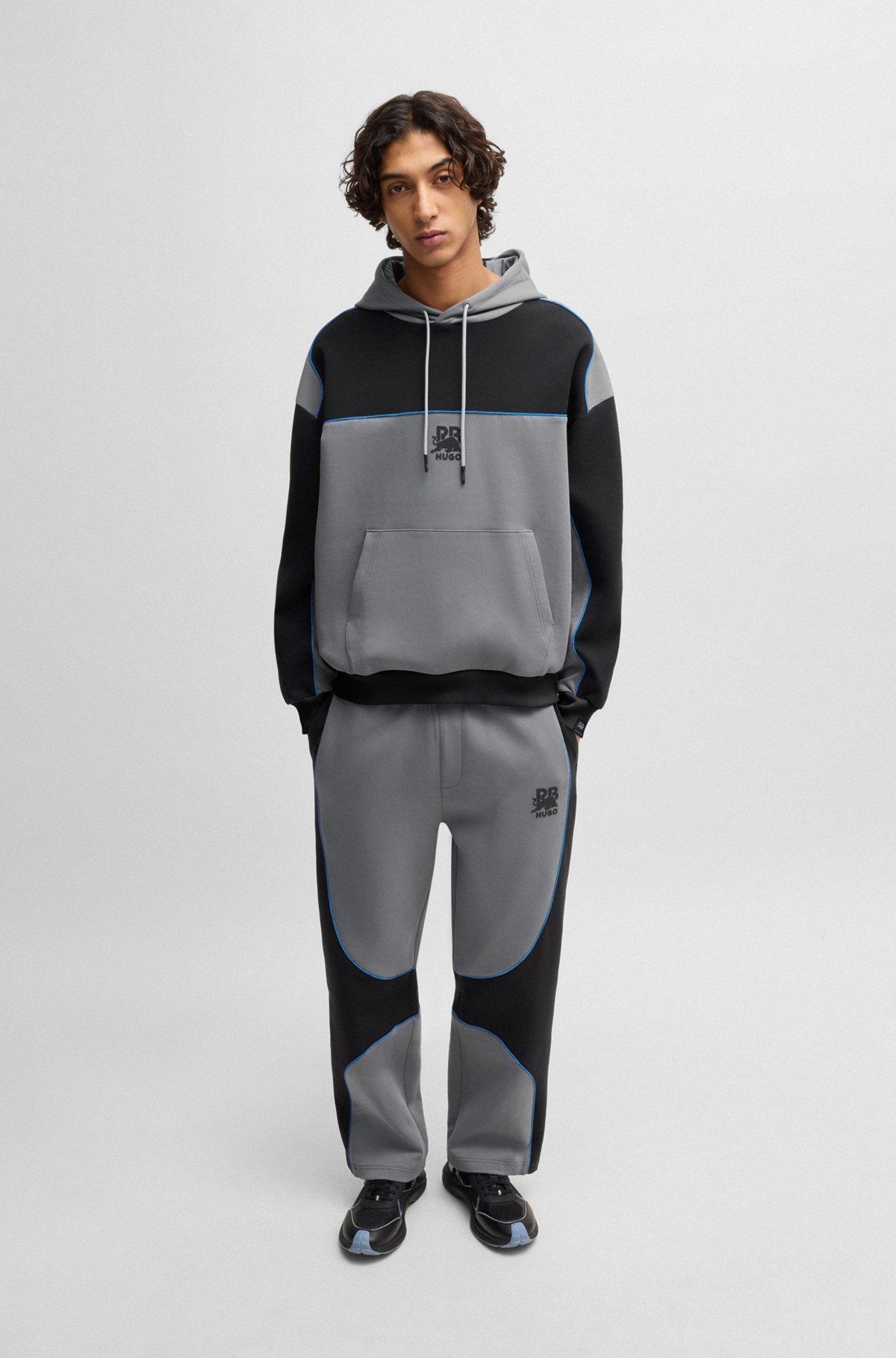 HUGO x RB tracksuit bottoms with piping details Product Image