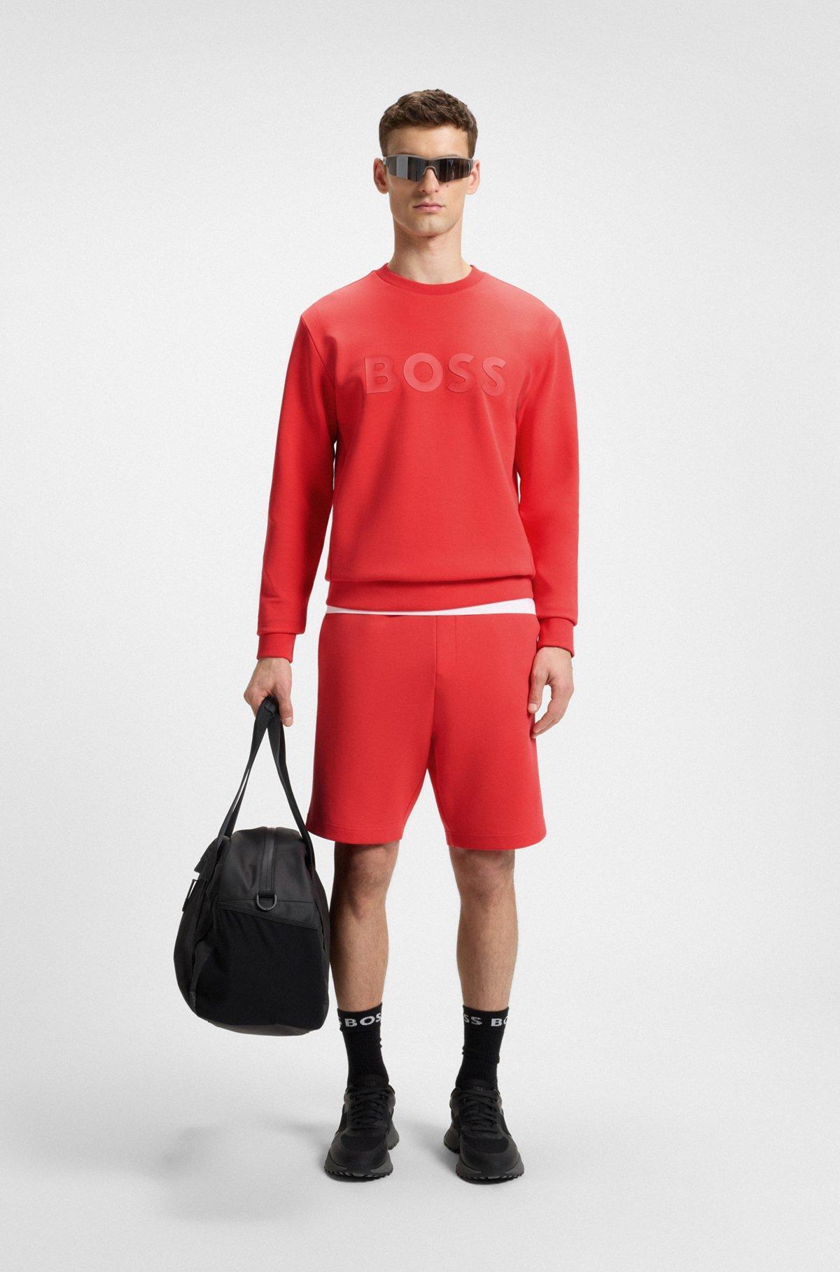 Stretch-cotton sweatshirt with sandwich logo Product Image