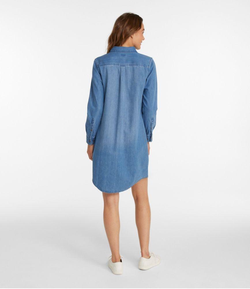 
                            Women's L.L. Bean Heritage Washed Denim Shirt Dress
                         Product Image