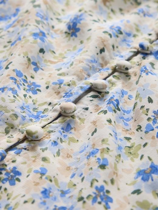 Crepe Flutter-Sleeve Top Product Image