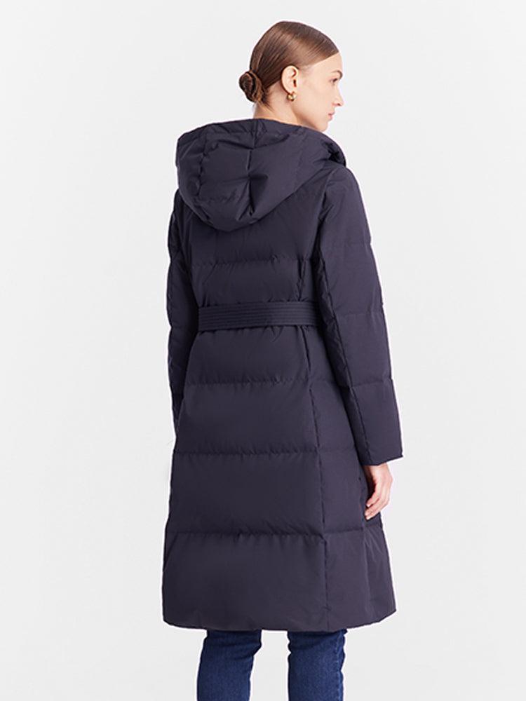 Hooded Long Goose Down Garment Product Image