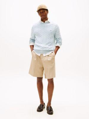 Classic Cable Knit Crewneck Sweater Product Image