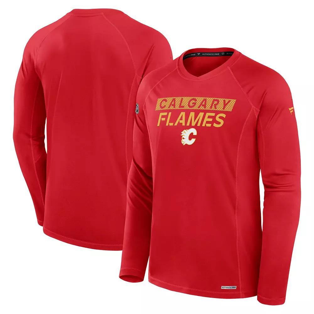 Men's Fanatics Black Pittsburgh Penguins Authentic Pro Rink Tech Long Sleeve T-Shirt, Size: Small Product Image