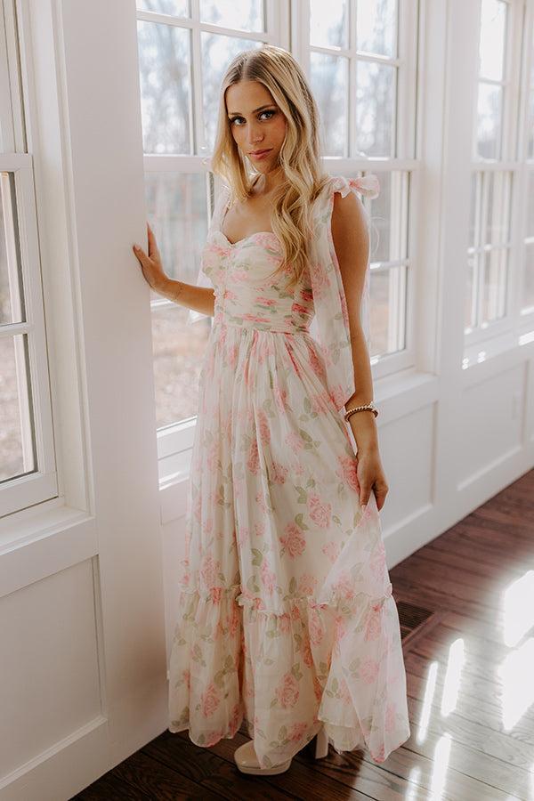Sweet Darling Floral Midi Dress Product Image