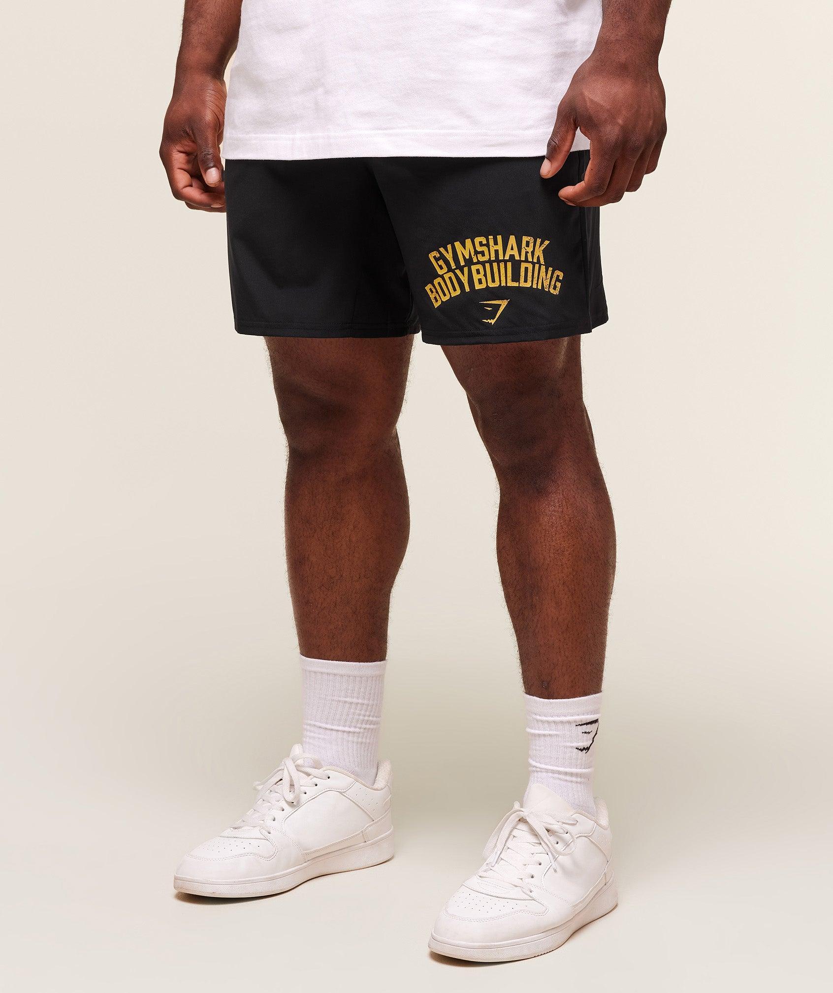 Gymshark Olympic Bar 7" Short - Black Male Product Image