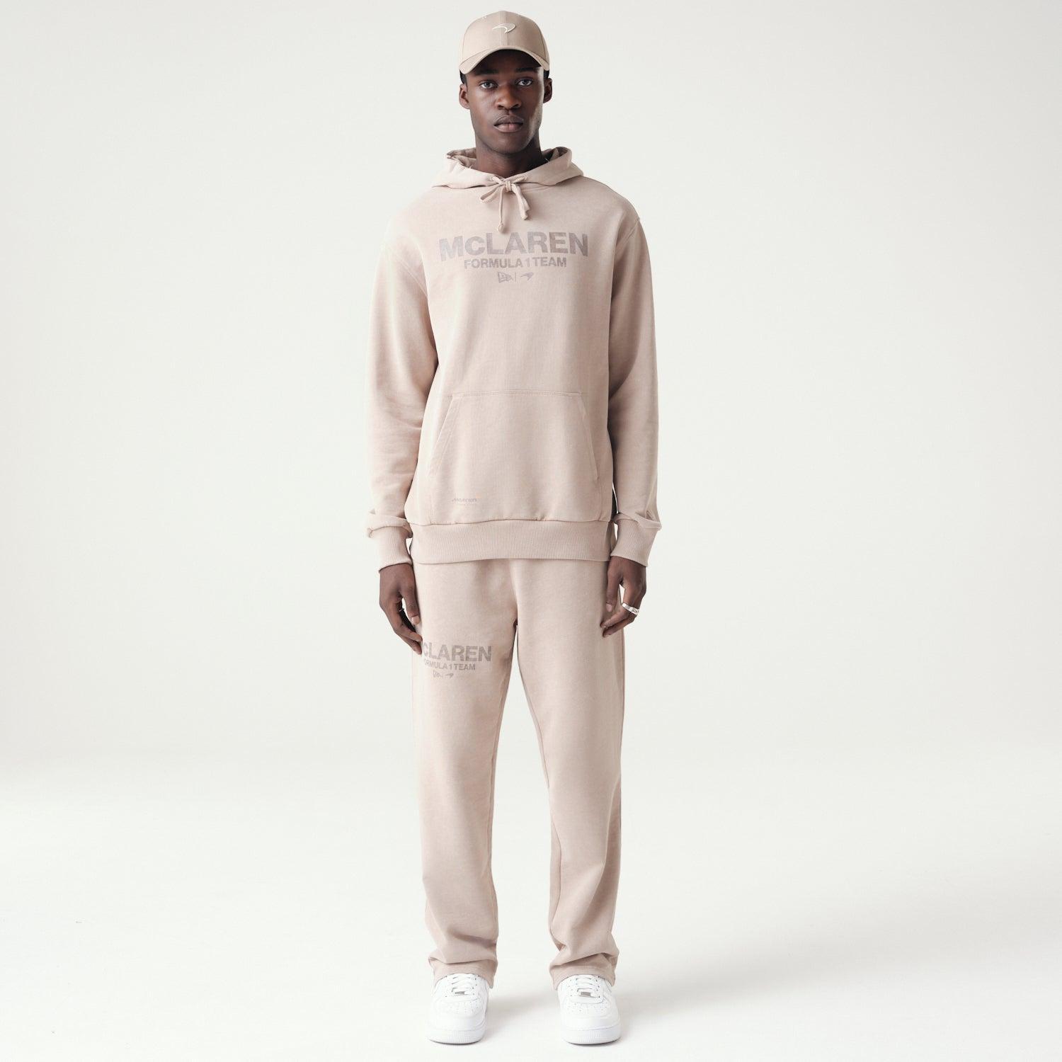 McLaren Formula 1 Team Washed Taupe Hoodie Male Product Image