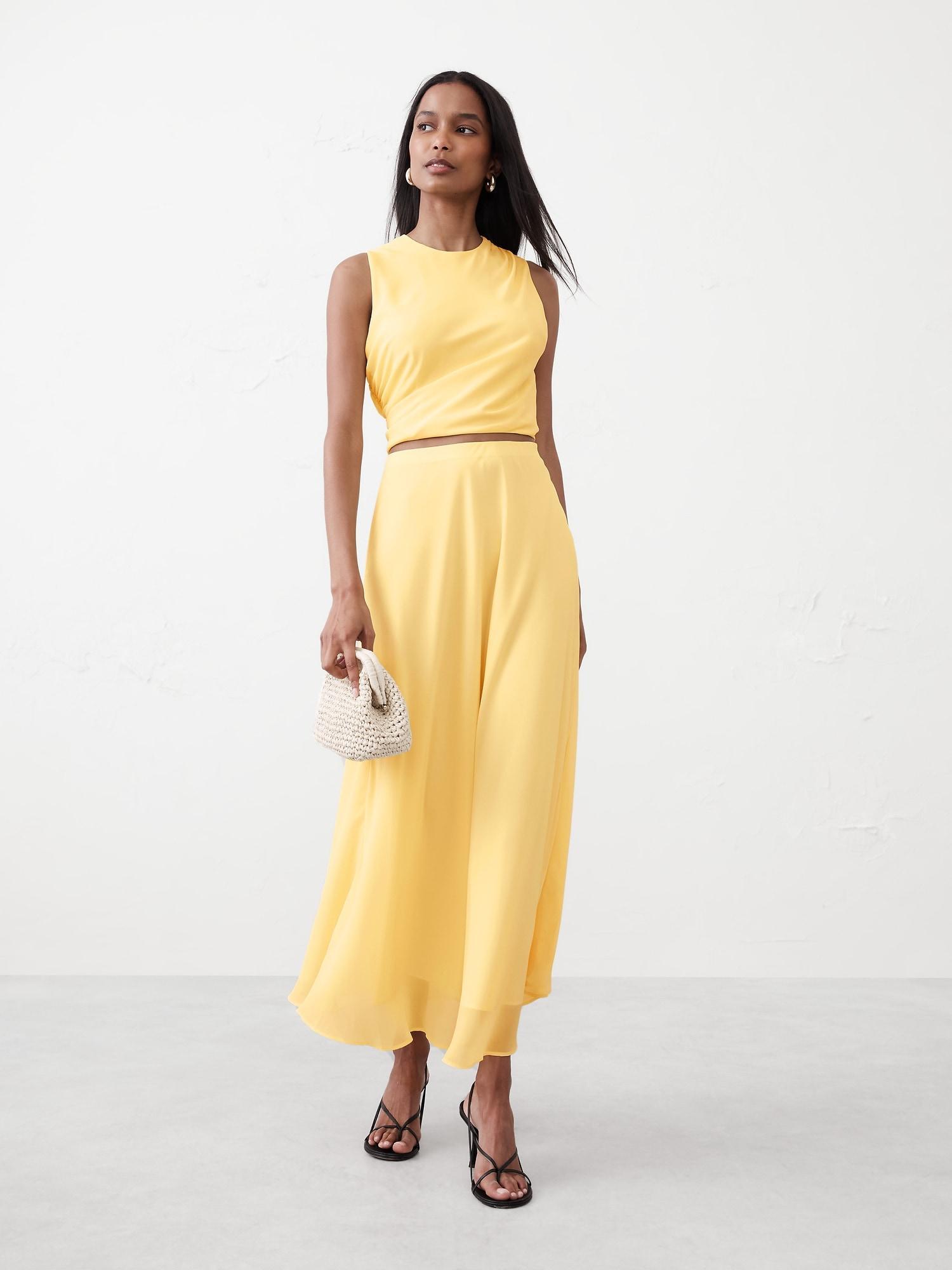 Chiffon Maxi Skirt Product Image