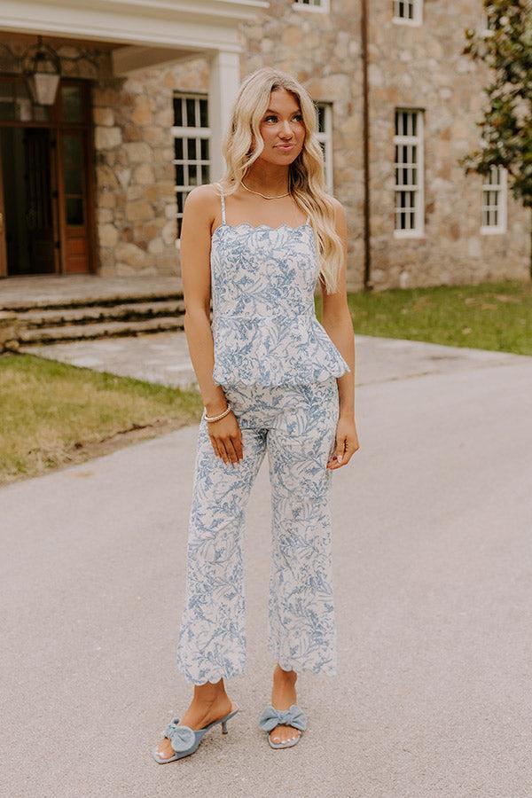 Chateau Charm Floral Peplum Top Product Image