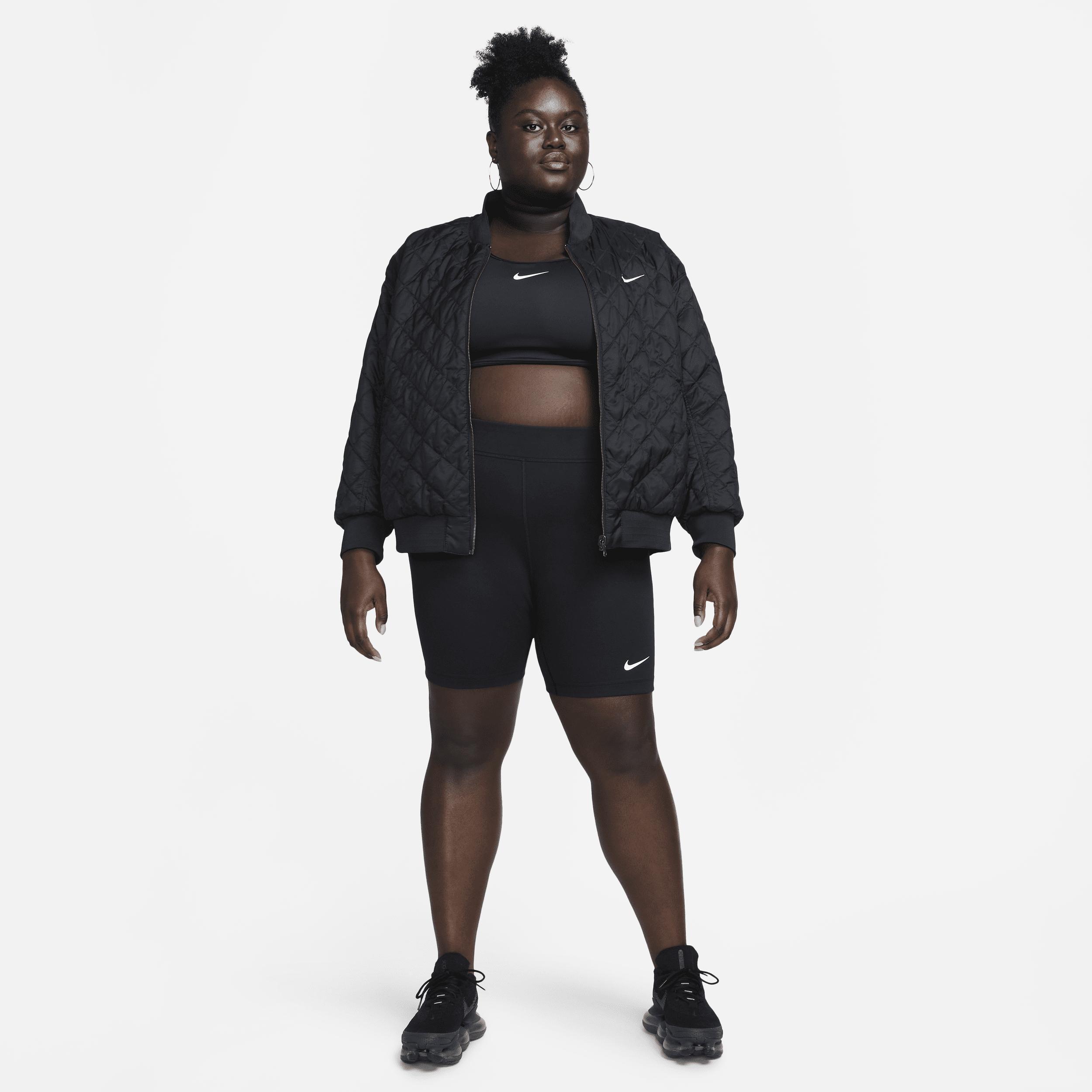 Womens Nike Sportswear Classic High-Waisted 8 Biker Shorts (Plus Size) | FB3102-010 Product Image