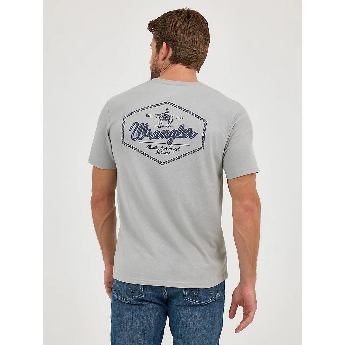 Men's Wrangler Back Graphic T-Shirt in Jet Product Image