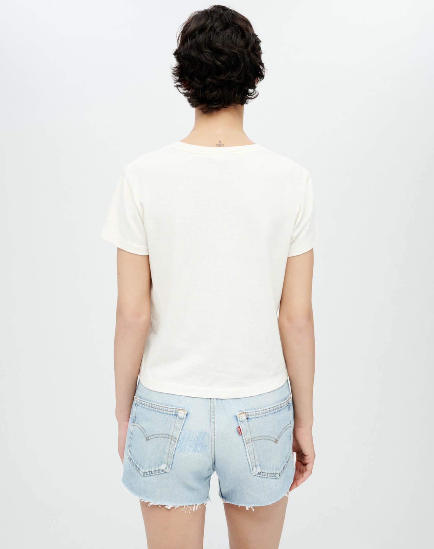 Hanes Classic Tee - Vintage White Female Product Image