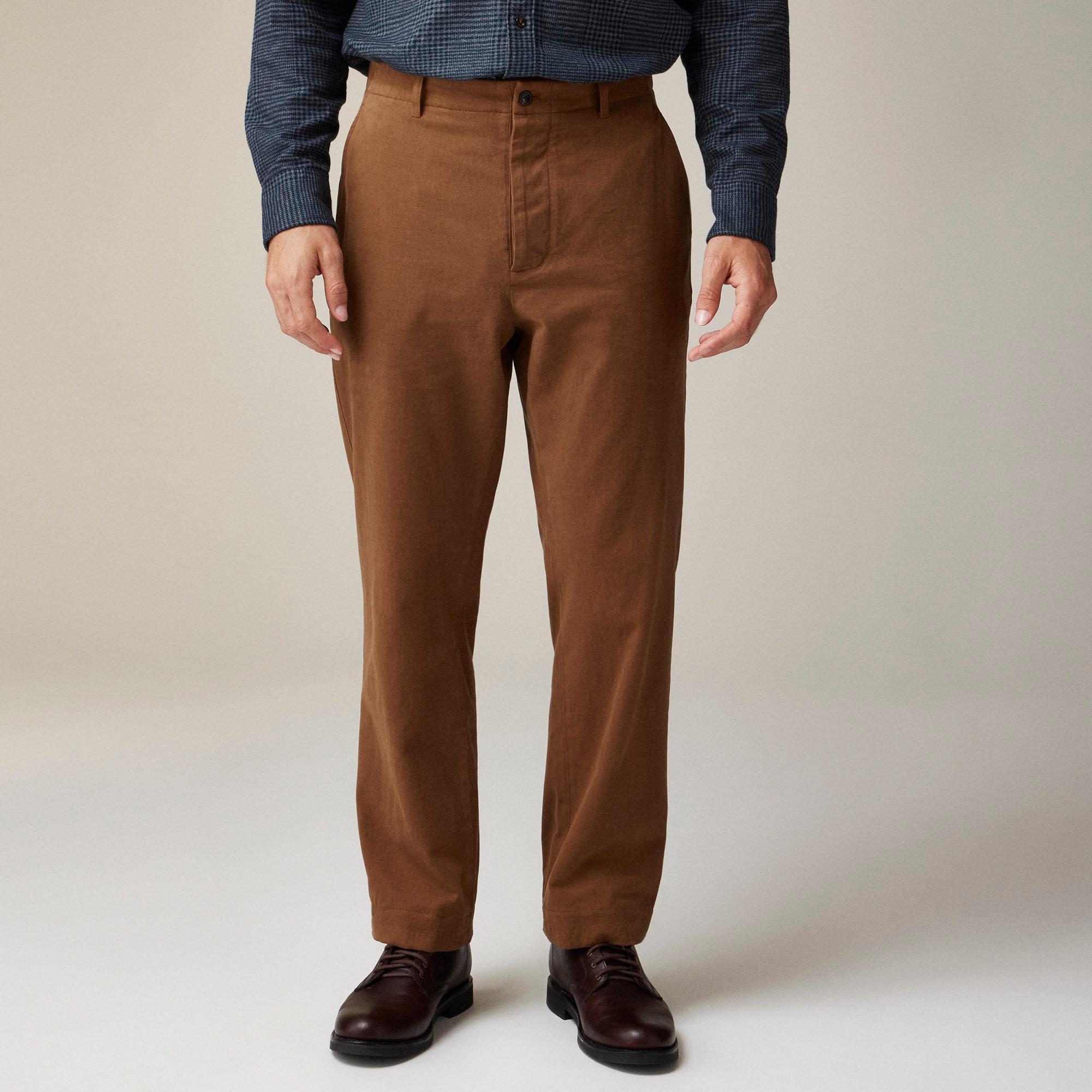 Kenmare Relaxed-fit suit pant in Italian cotton blend Product Image