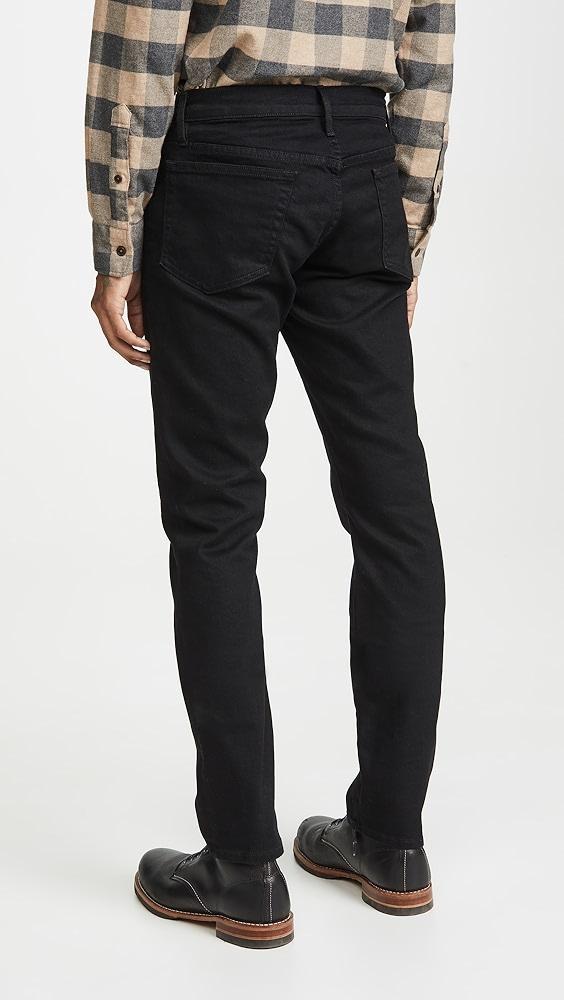FRAME L'Homme Slim Denim Jeans in Noir Wash | Shopbop Product Image