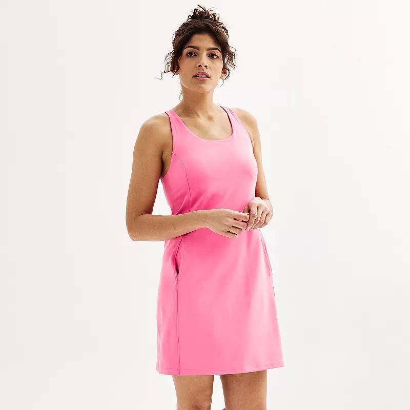 Women's Tek Gear® Ultrastretch Dress with Built-In Bra, Size: XS, Mineral Black Product Image