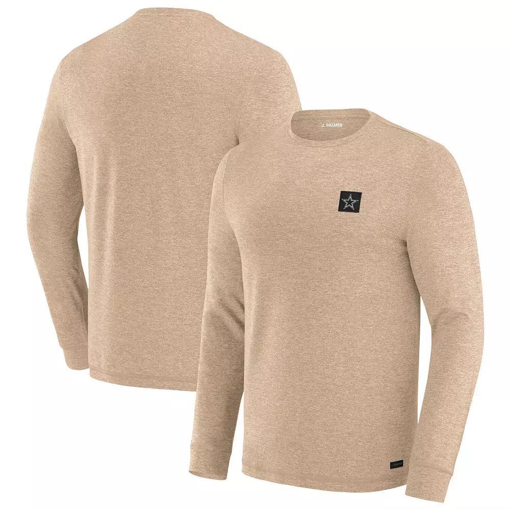 Men's J. Palmer Cream Dallas Cowboys Four Down Long Sleeve T-Shirt, Size: Medium, Beige Product Image