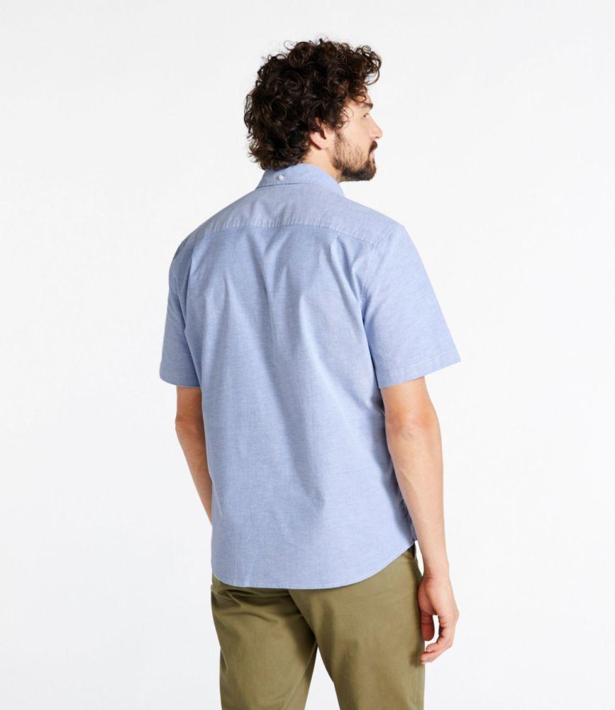 
                            Men's Comfort Stretch® Oxford Shirt, Slightly Fitted Untucked Fit, Short-Sleeve
                         Product Image