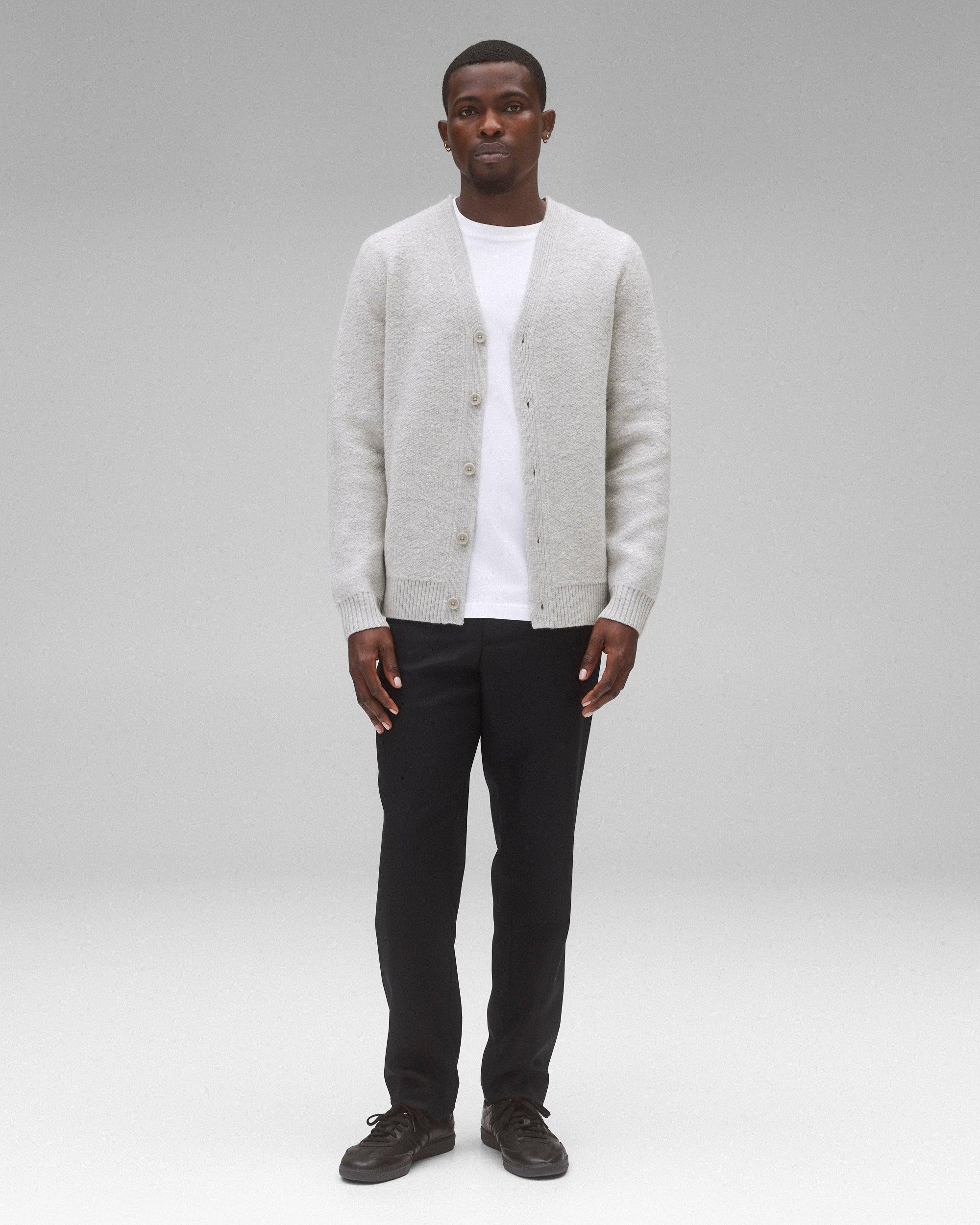 Textured Boucle Turf Cardigan Male Product Image