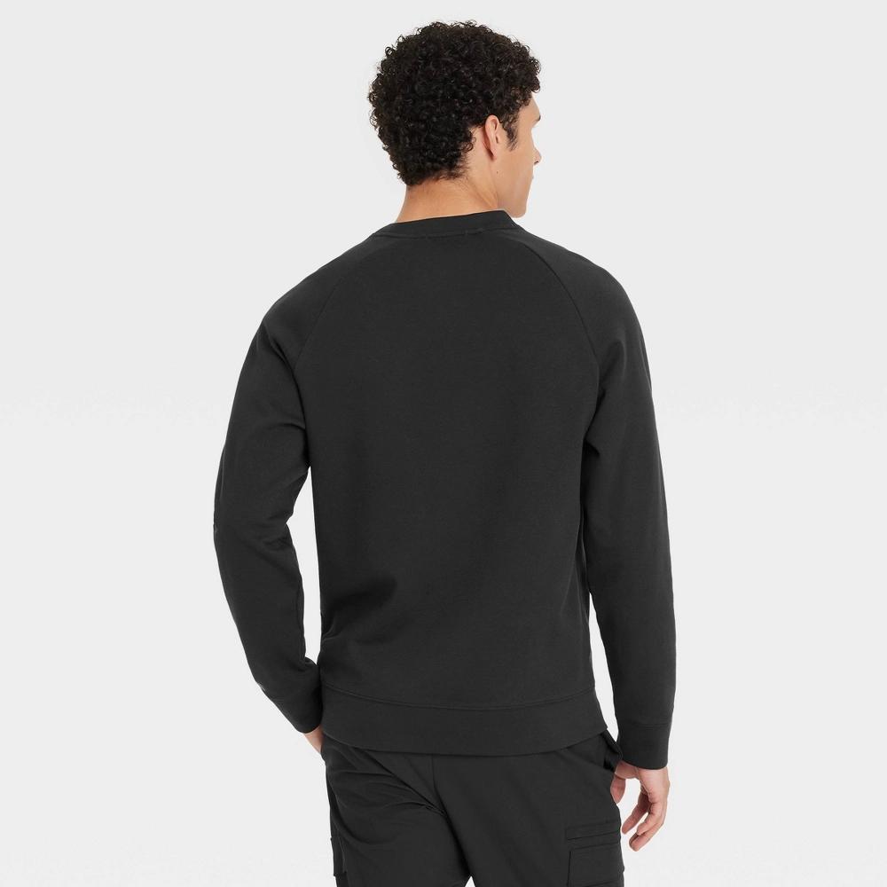 Mens Ponte Crewneck Pullover - All In Motion Black M Product Image