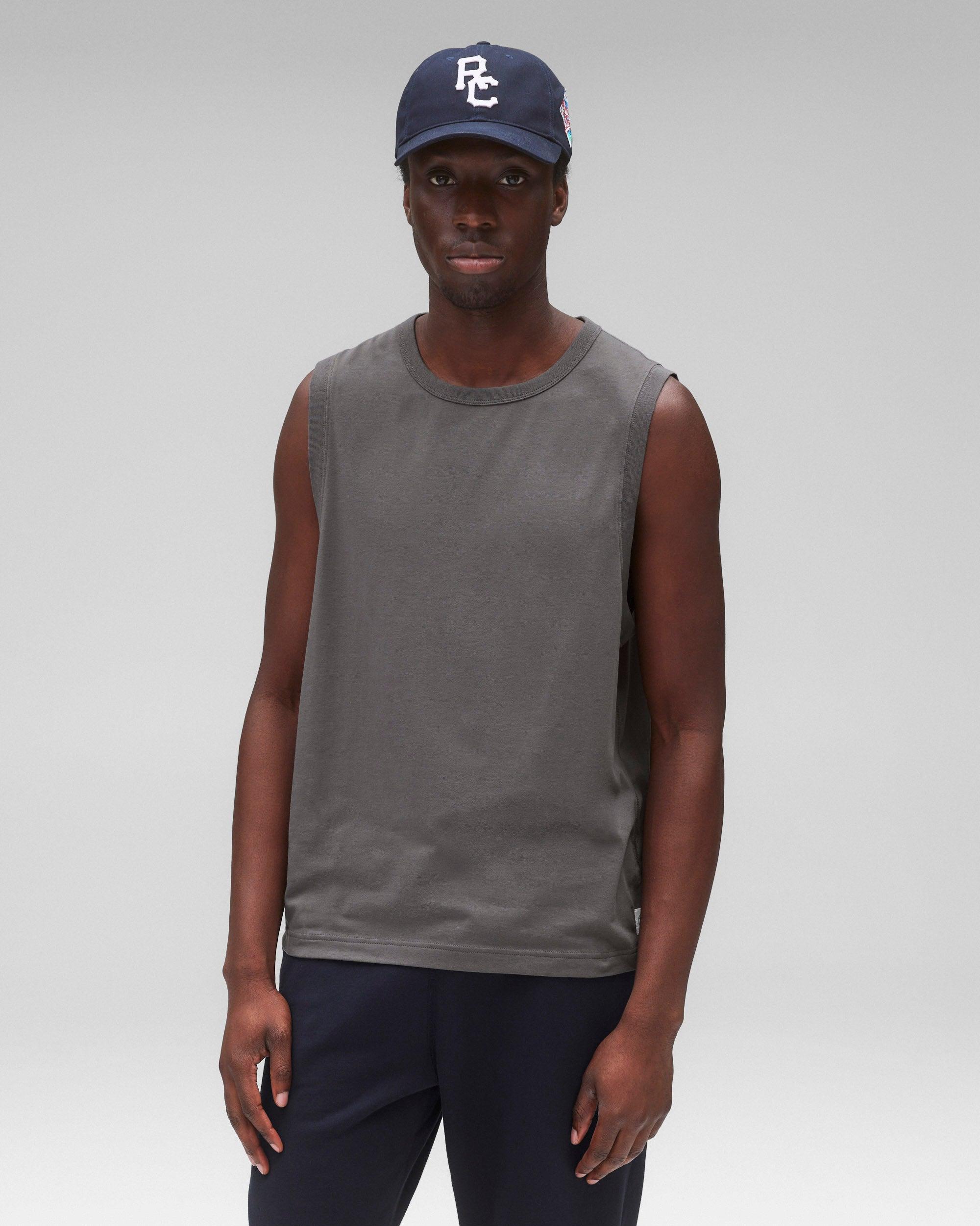 Dual Jersey Slim Sleeveless Shirt Male Product Image
