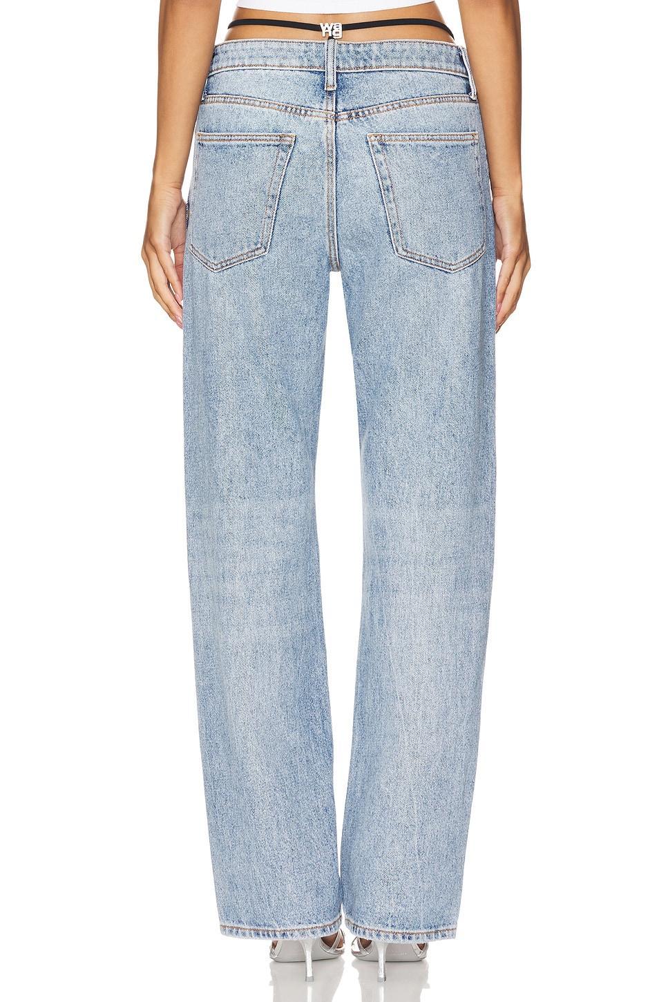 Mid Rise Relaxed Jean Prestyle Diamante Charm Alexander Wang Product Image