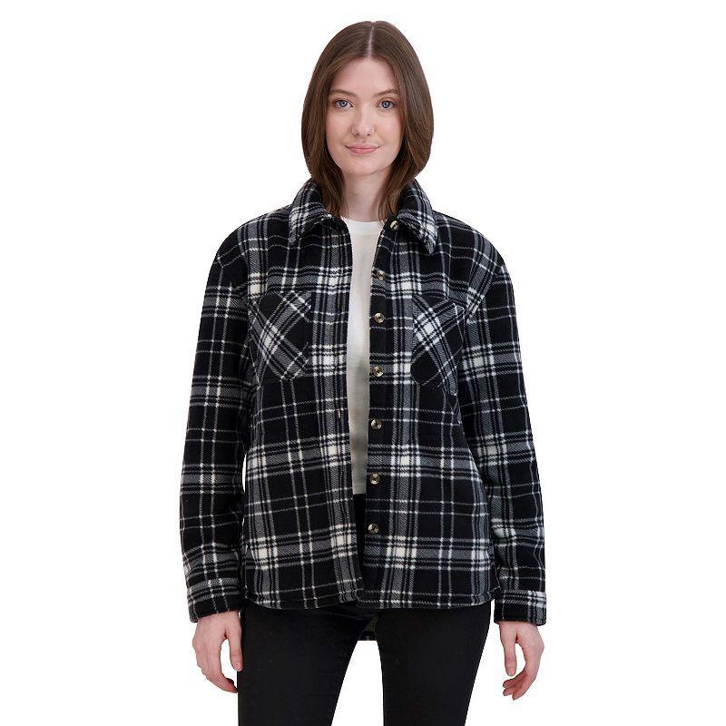 Hfx Womens Sherpa Fleece Lined Shirt Jacket Shacket Product Image