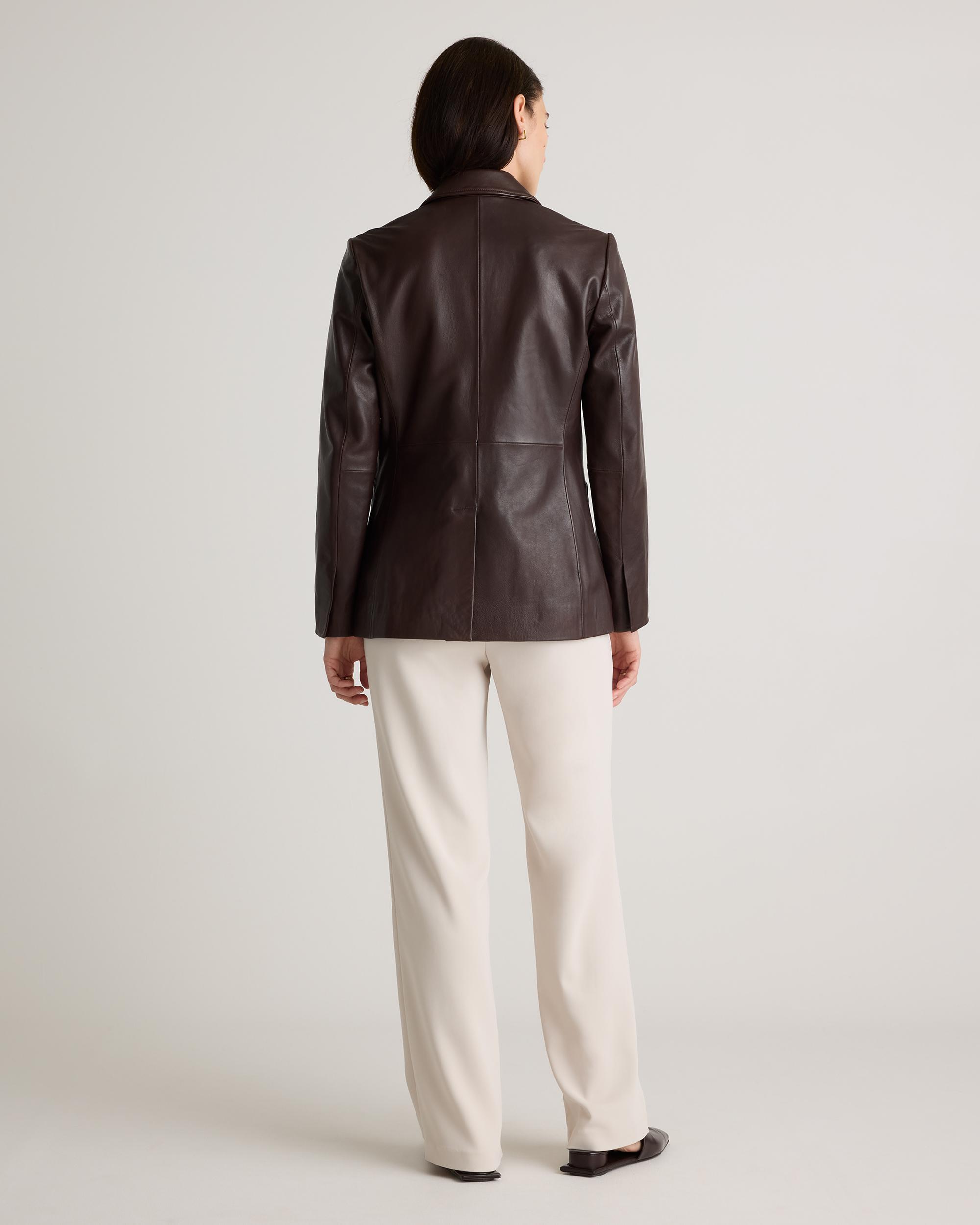 Quince | Women's Blazer Size XS, Leather Product Image