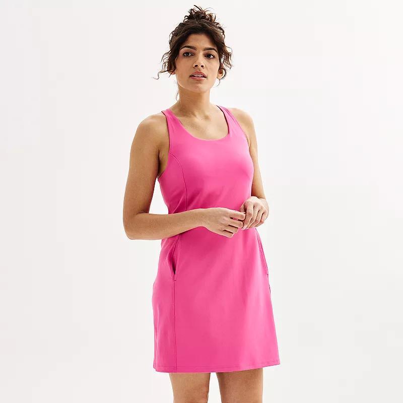 Women's Tek Gear® Ultrastretch Dress with Built-In Bra, Size: XS, Mineral Black Product Image