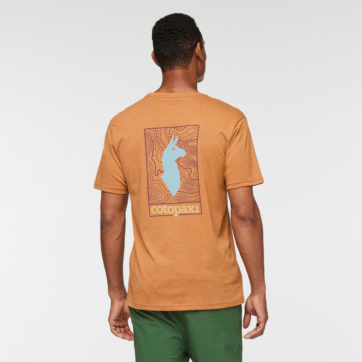 Llama Map T-Shirt - Men's Male Product Image