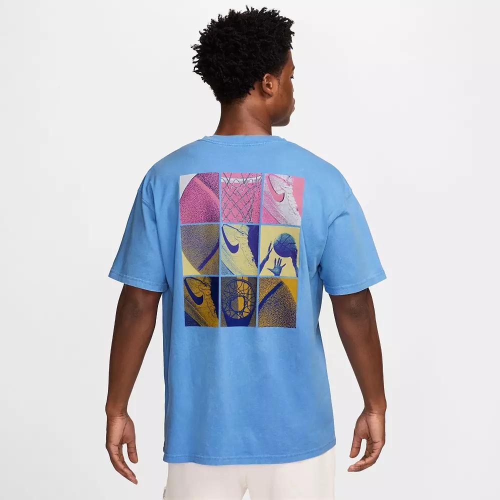 Big & Tall Nike Max90 Basketball Tee, Men's, Size: 4XL, University Blue Product Image