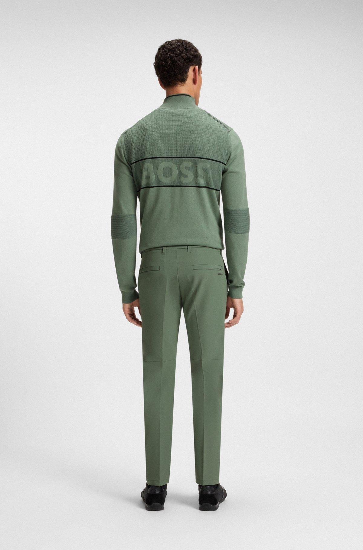 Slim-fit pants in water-repellent stretch fabric Product Image