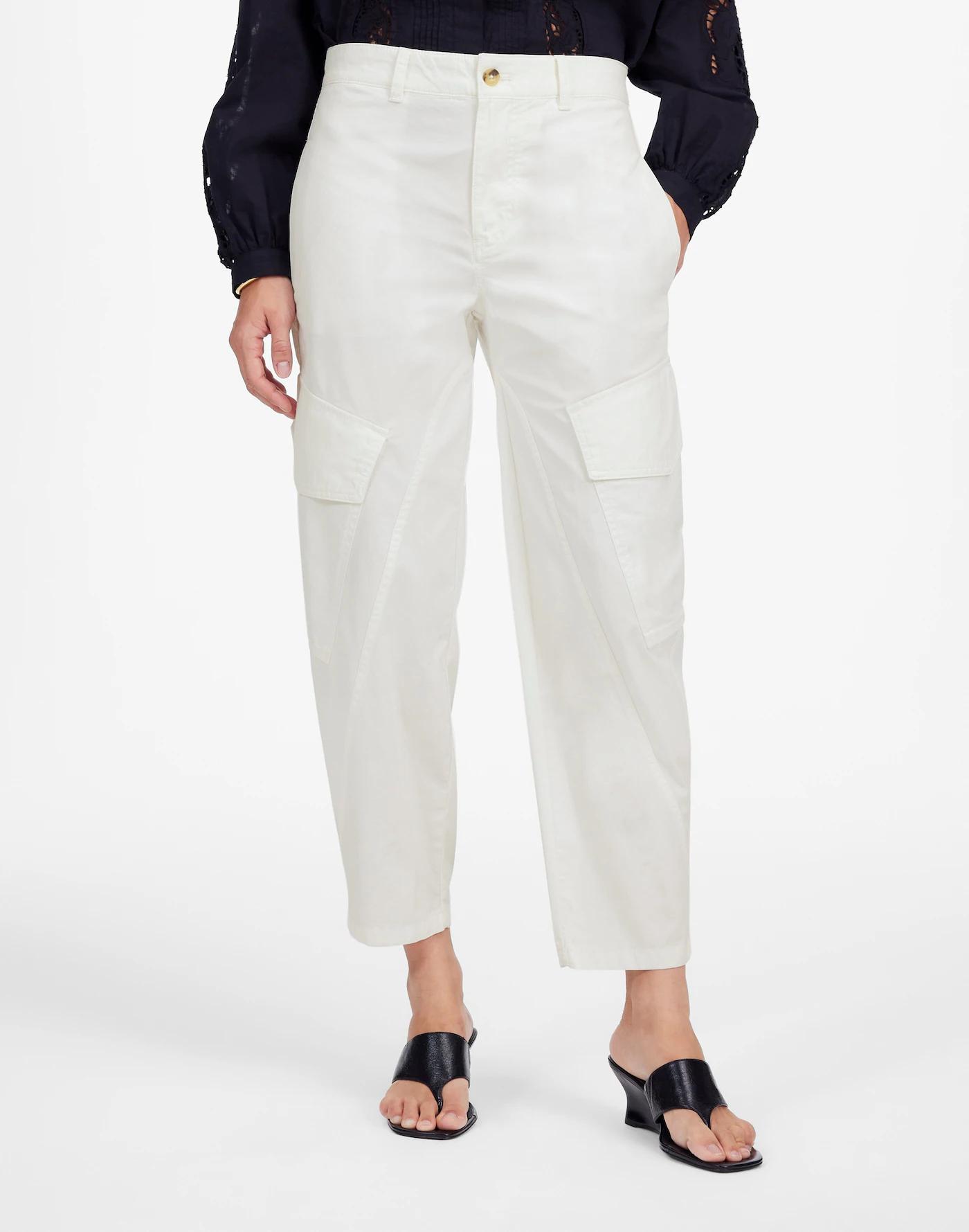 The Barrel-Leg Utility Pant in Garment-Dyed Twill Product Image