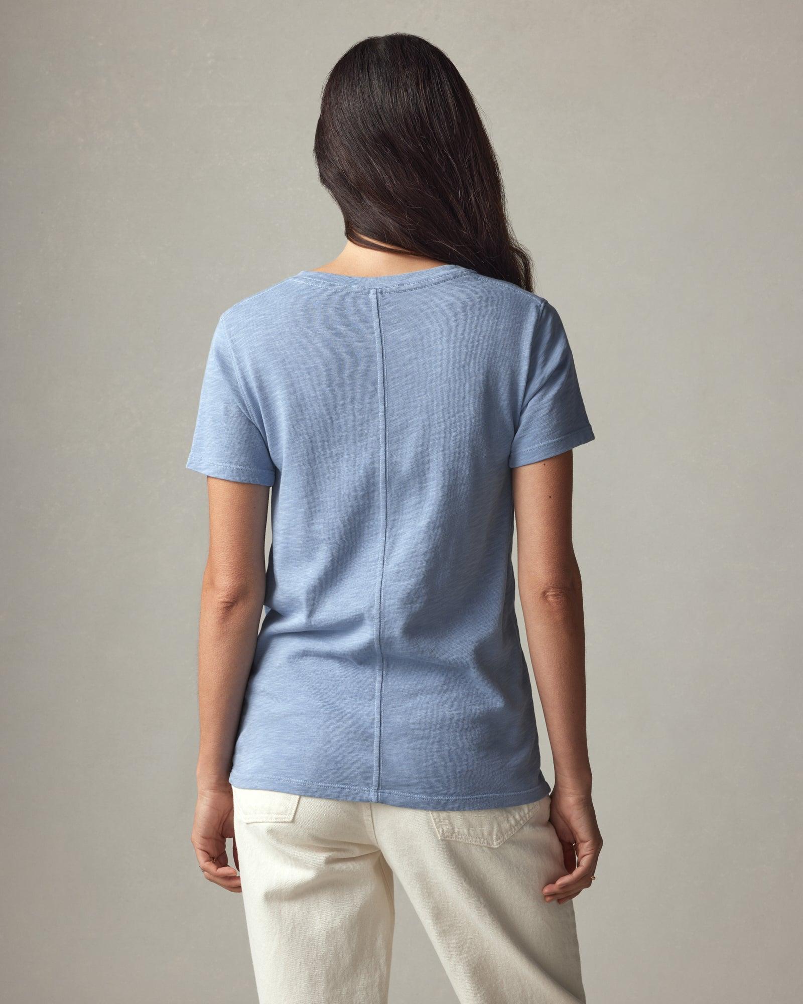 Women's Premium Slub V-Neck Tee - Rain Washed Female Product Image