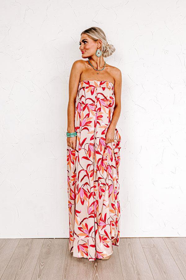 Caribbean Dreaming Satin Jumpsuit Product Image