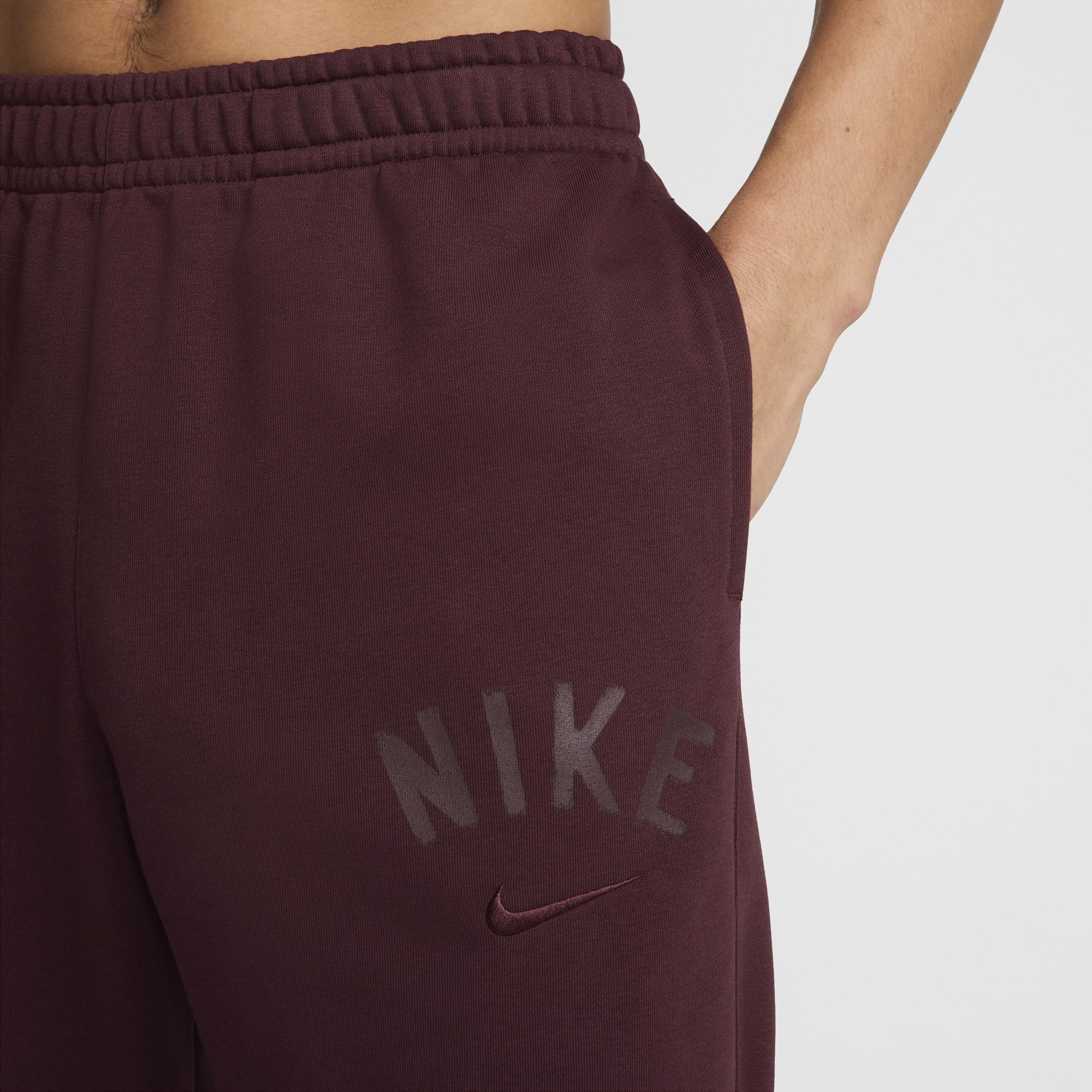 Nike Mens Swoosh Dri-FIT Fleece Fitness Jogger Pants Product Image