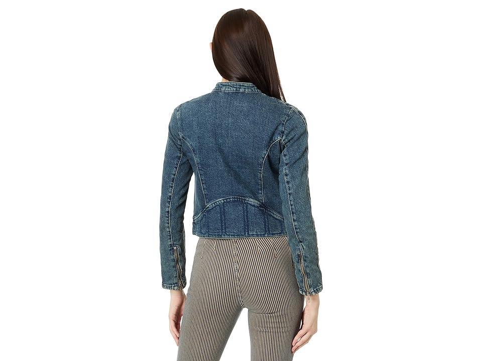 Free People Fast Lane Denim Moto (Alchemy) Women's Vest Product Image