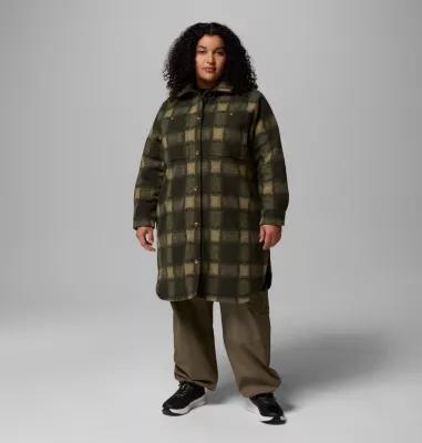 Columbia Womens Wildest Venture Long Fleece Coat - Plus Size- Product Image