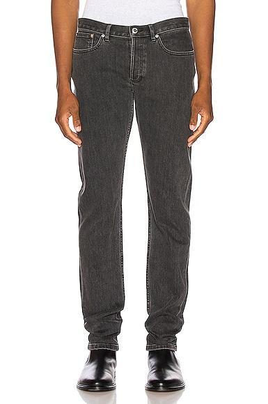 A. p.c. Petit New Standard Slim Fit Jeans in Black Product Image